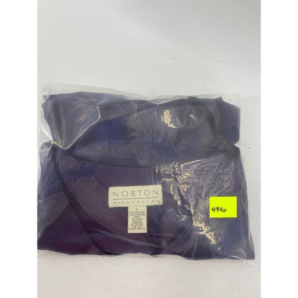 Norton McNaughton Purple Floral Sleeveless Maxi Dress Back Tie Size Large - Picture 15 of 15